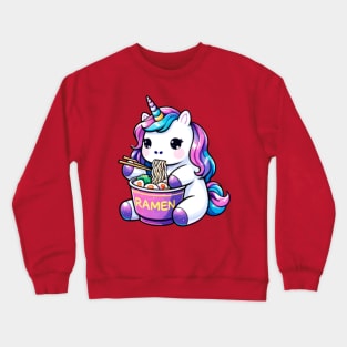 Space Unicorn Ramen Crewneck Sweatshirt